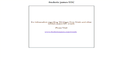 Desktop Screenshot of fredericjames.com